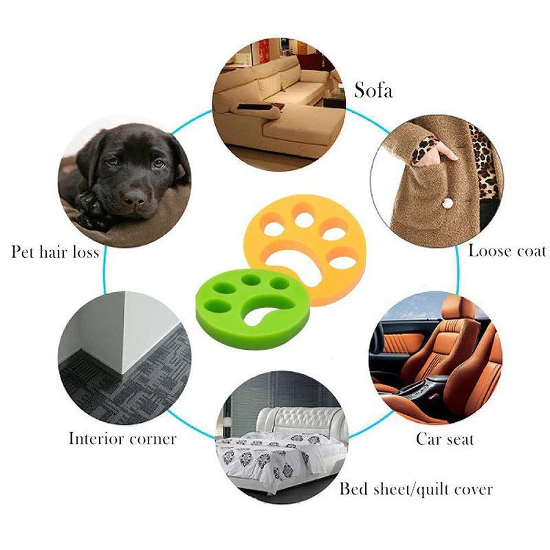 Superidag Pet Hair Remover Washing Machine Accessory Cat Dog Fur Lint Hair Remover Clothes Dryer Reusable Cleaning Laundry Dryer Catcher