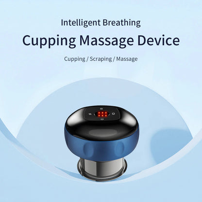 Smart Vacuum Suction Cup Cupping Therapy Massage Jars Anti-Cellulite Massager Body Cups Rechargeable Fat Burning Slimming Device