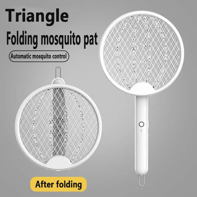 Foldable Electric Mosquito Killer Zapper Raqueta Mata Electrico USB Rechargeable Zanzare Mata Fly Tue Mouche De anti Mosquitos